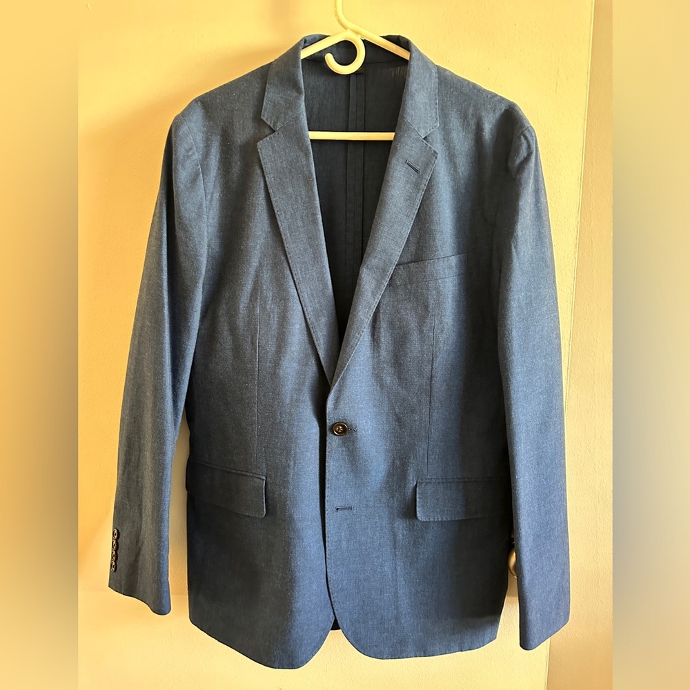 J.Crew Ludlow Cotton-Linen Unstructured Blazer - Men’s 40R